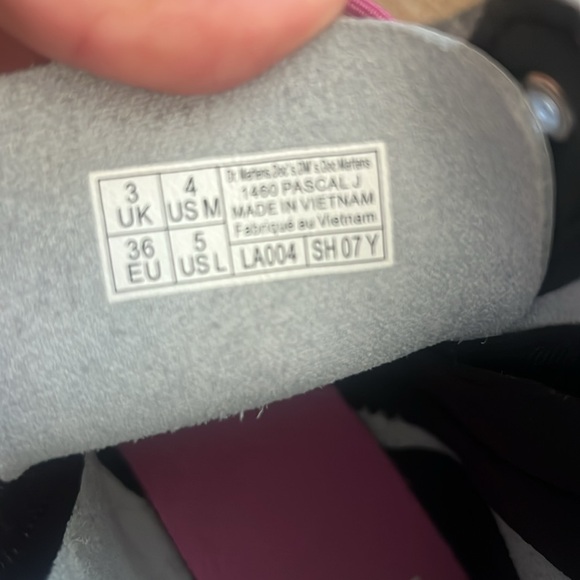 Dr Martens kids size 4 US M butterfly floral- meadow print - Picture 5 of 5